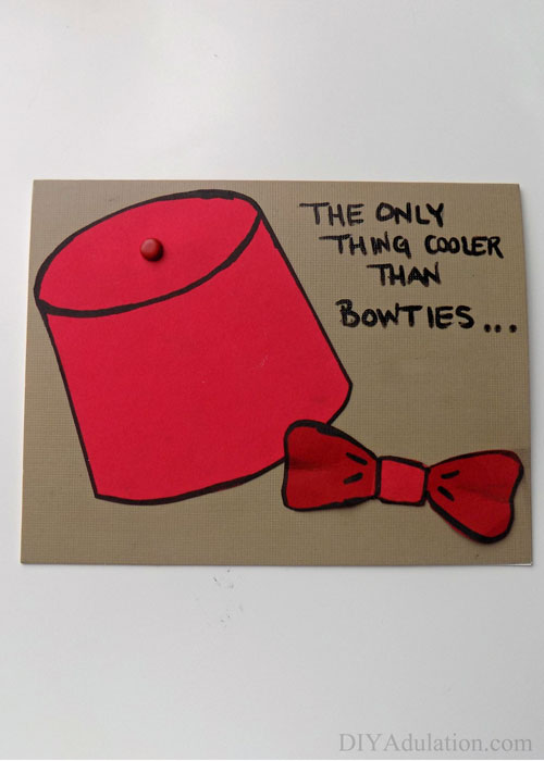 Let your friends and family know how cool they are with the Dr. Who inspired Cooler than Bowties card. No special occasion needed.