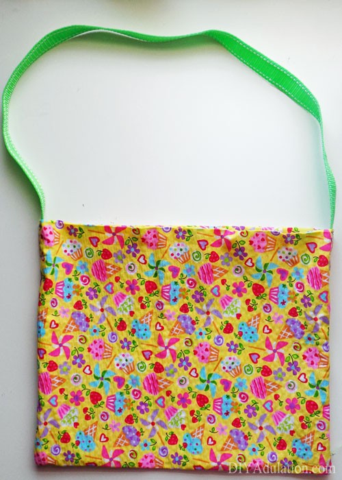 Make this fun and colorful girl's purse for them to carry all of their important trinkets in and watch her face light up!
