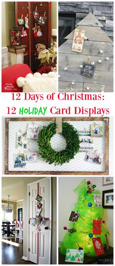 12 DIY Christmas Card Displays