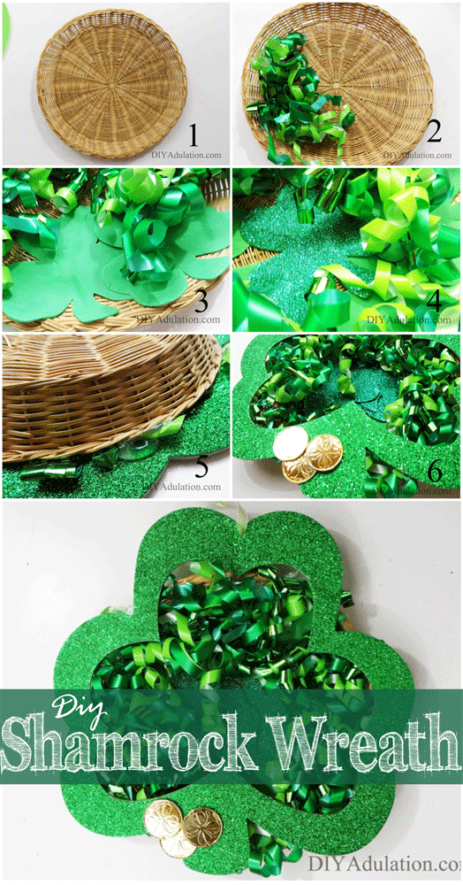 Are you stoked for St. Patrick’s Day this year? Get ready to celebrate with this awesome and easy DIY shamrock wreath!