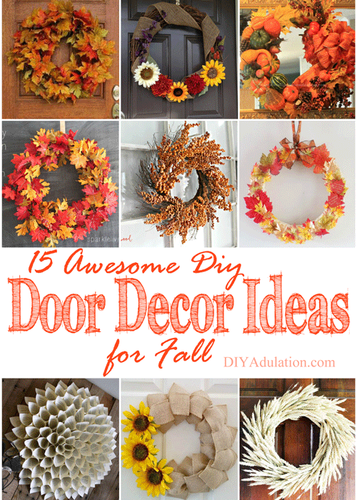 15 Awesome Diy Door Decor Ideas For Fall Mm 169 Diy Adulation