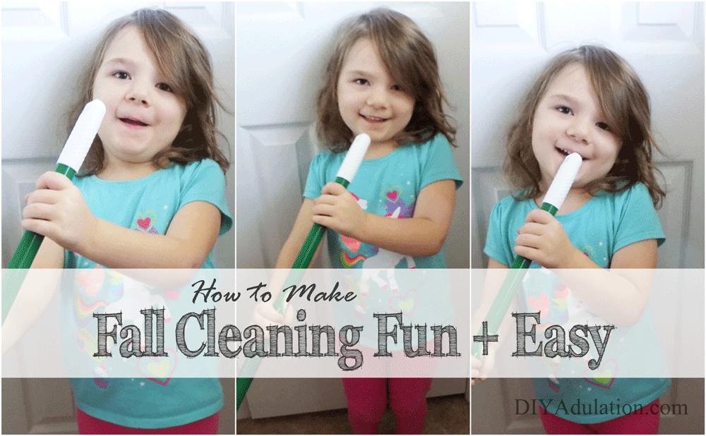 What if you could make fall cleaning fun and easy? Find out how to embrace life’s messes with the right tools and a heap of fun. #ad