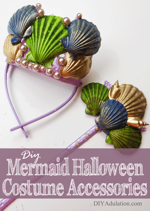 DIY Mermaid Halloween Costume Accessories