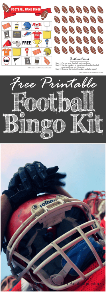 This month's Movie Monday Challenge is all about fall. Grab your free printable football bingo kit inspired by The Blind Side to make games fun for kids!