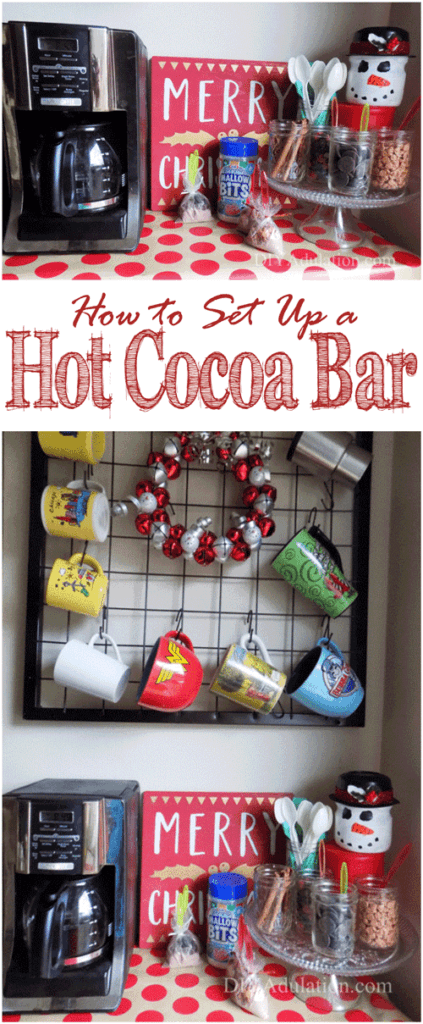 Sipping on hot cocoa is a quintessential holiday tradition. Here are some easy tips for how to set up a hot cocoa bar for your next party.
