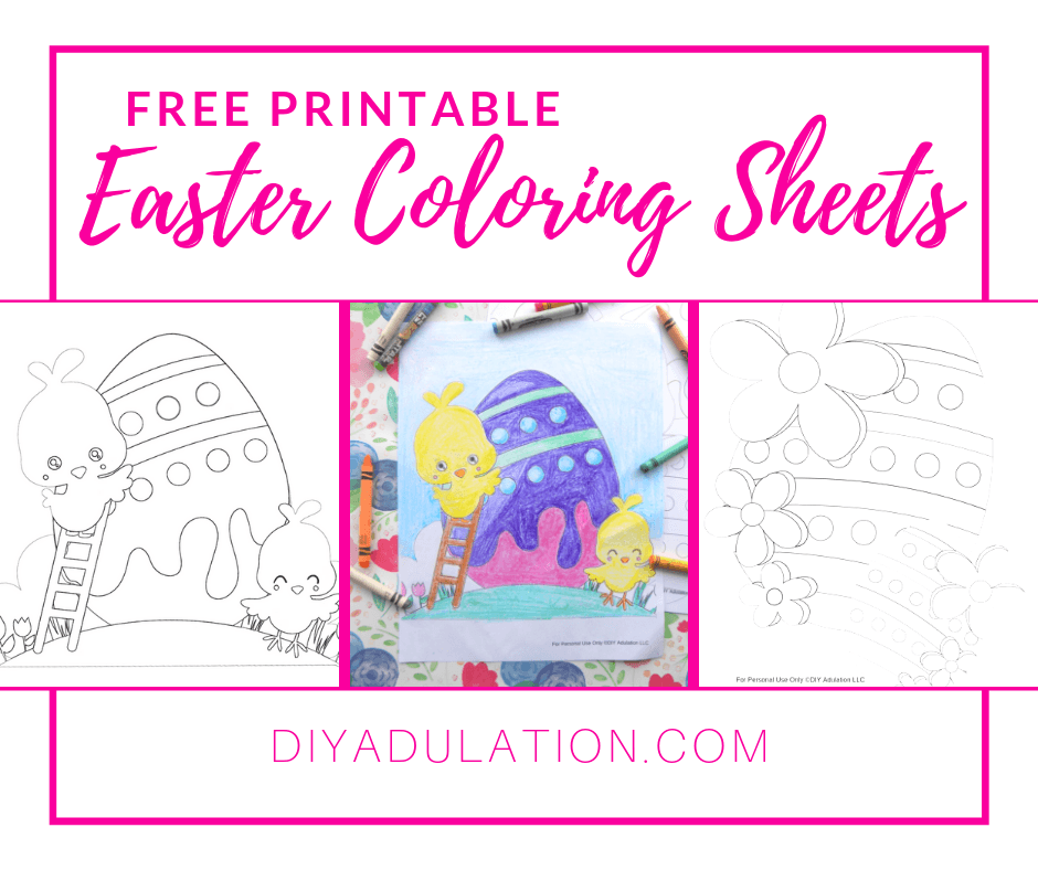 Free Printable Easter Coloring Sheets - DIY Adulation