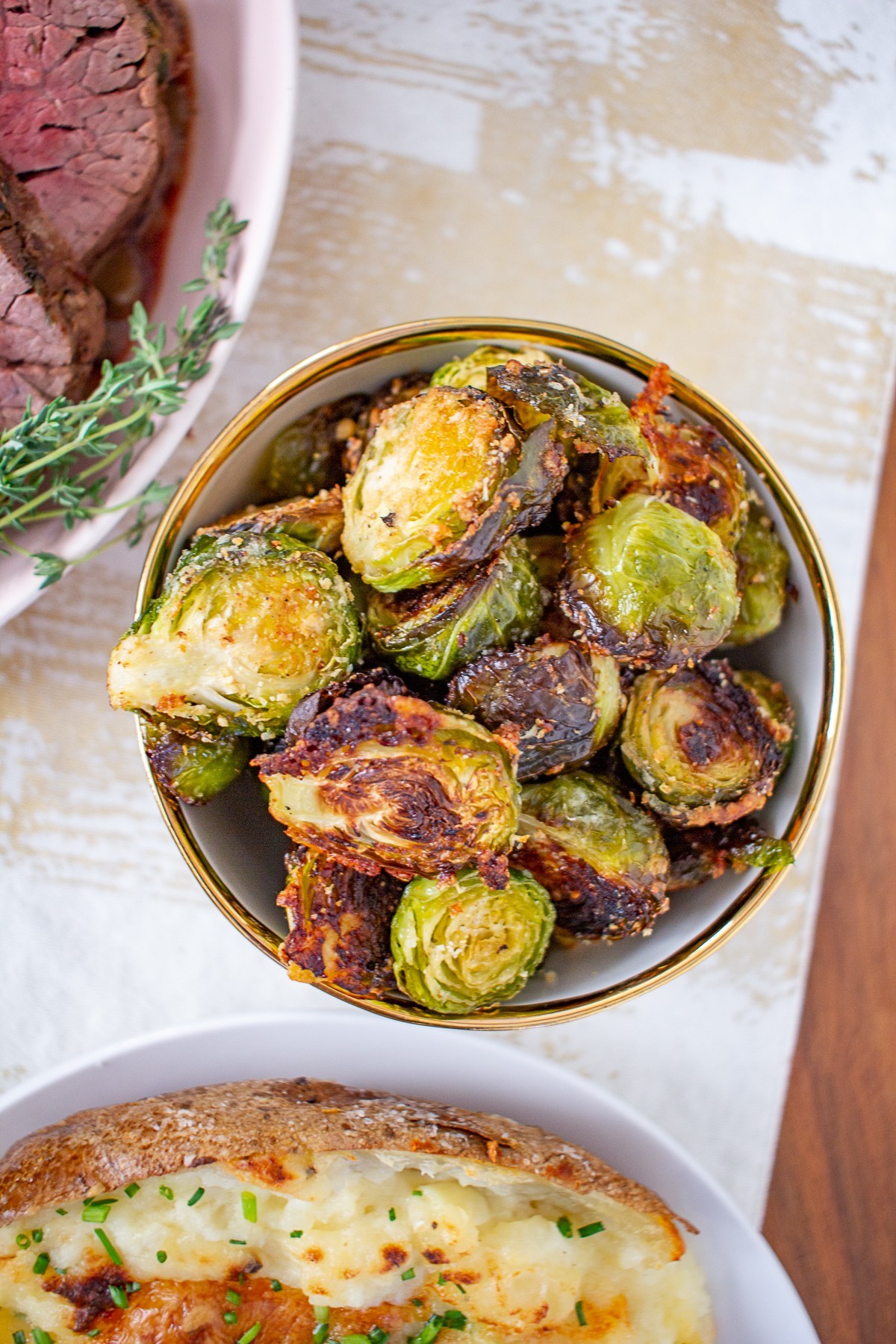 Bowl of brussels sprouts