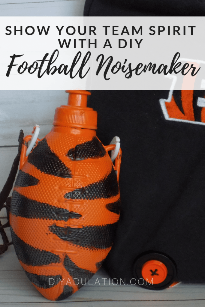 Show Your Team Spirit with a DIY Football Noisemaker