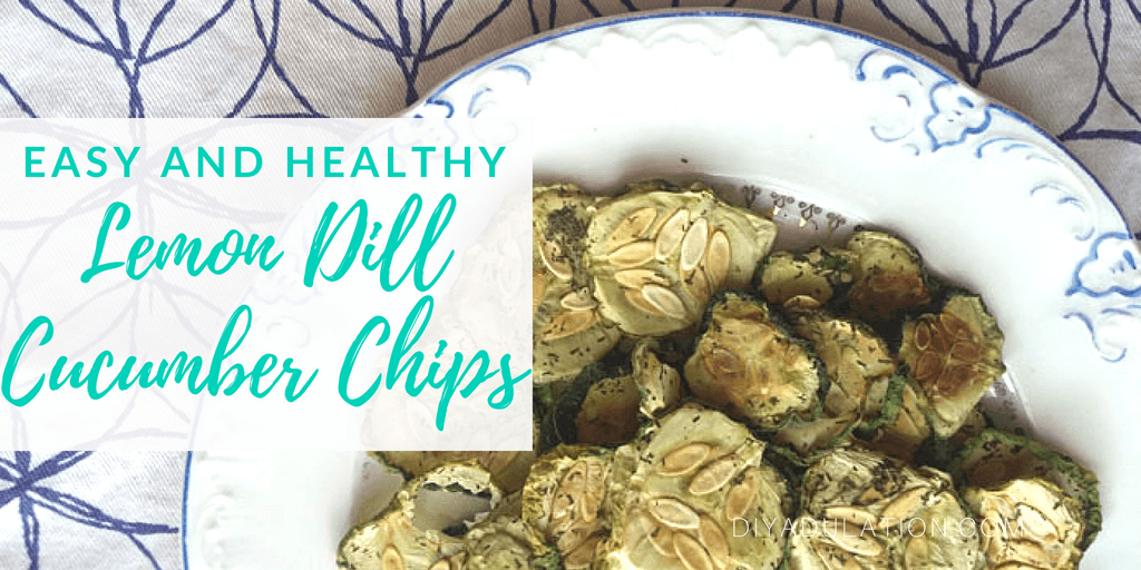 Easy and Healthy Lemon Dill Cucumber Chips DIY Adulation