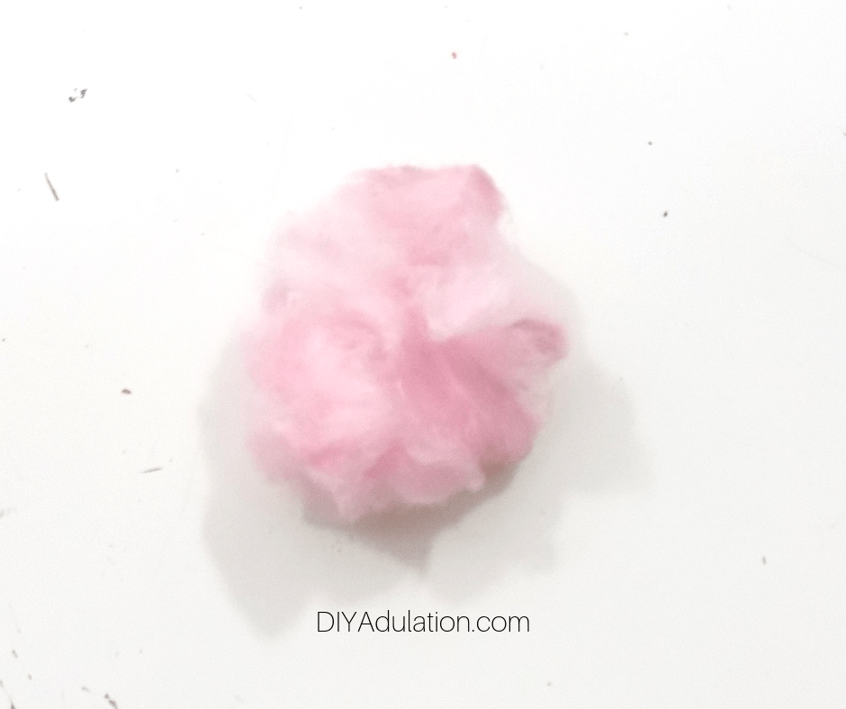Fluffed Up Dyed Cotton Ball