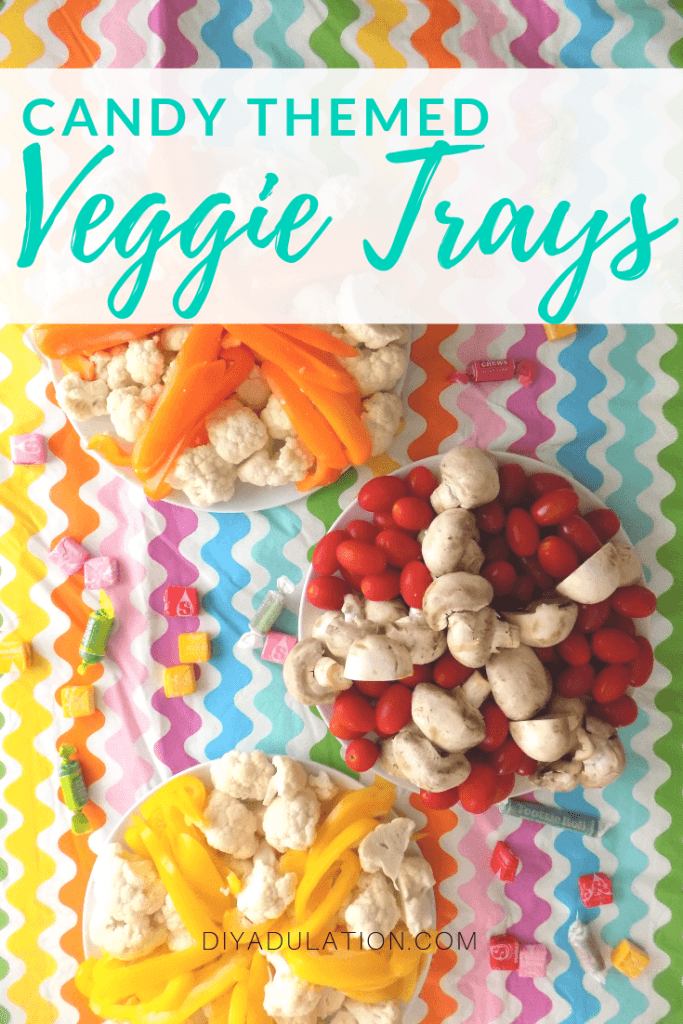 Candy Themed Veggie Trays for the Holidays